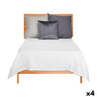 Sprei Gift Decor BETA 17 - 180 BETA 17 - 180 Wit 180 x 260 cm (4 Stuks)