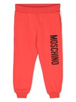 Moschino Kids pantalon de jogging à logo imprimé - Rouge