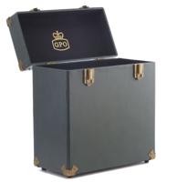 Vinyl 12" Platenkoffer GPO - Donkergroen Vinyl 12" Platenkoffer GPO - Donkergroen