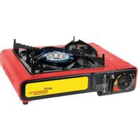 Gasfornuis - ROTHENBERGER - GOURMET RS 220 - 2000 W - Rood en zwart