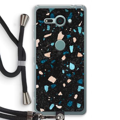 Terrazzo N°11: Sony Xperia XZ2 Compact Transparant Hoesje met koord
