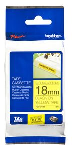 TZe-S641  - Labelling tape 18mm yellow / black TZe-S641