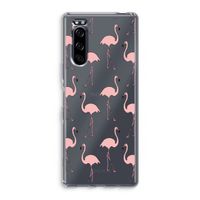 Anything Flamingoes: Sony Xperia 5 Transparant Hoesje