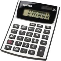 Rekenmachine/calculator - zilver - 12 digits - voor school of kantoor