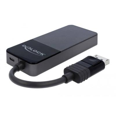 Delock 87737 DisplayPort-splitter Zwart