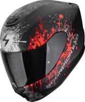 SCORPION EXO-391 Wolf Mat, Integraalhelm, Zwart-Rood