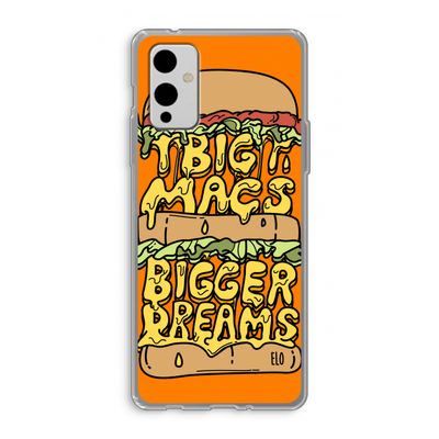 Big Macs Bigger Dreams: OnePlus 9 Transparant Hoesje