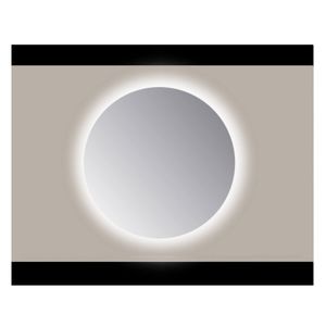 Spiegel Rond Sanicare Q 90 cm Ambi Warm White LED PP Geslepen (Zonder Sensor)