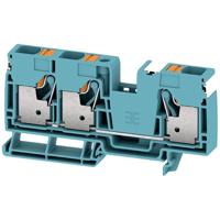 Weidmüller 2675040000 Doorgangsserieklem Push-In-klem, Steekaansluiting Blauw 20 stuk(s)