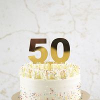 50 Taarttopper - Goud 50 Taarttopper - Goud