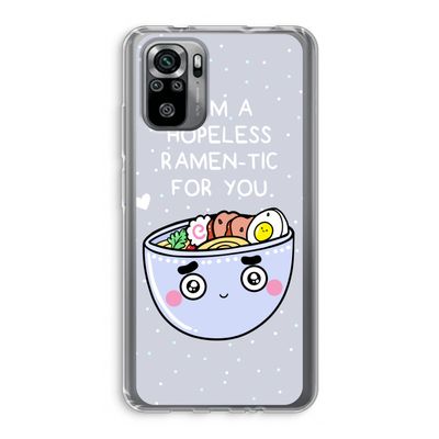 I'm A Hopeless Ramen-Tic For You: Xiaomi Redmi Note 10S Transparant Hoesje