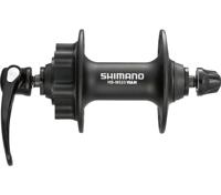 Shimano voornaaf fh-m525 36 gaats 6 bouts remschijfbevestiging zwart