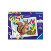 Ravensburger creart schilderen op nummer - eekhoorn