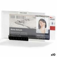 Identiteitskaarthoesje Durable Duo Transparant Plastic 5,4 x 8,7 cm (10 Stuks)
