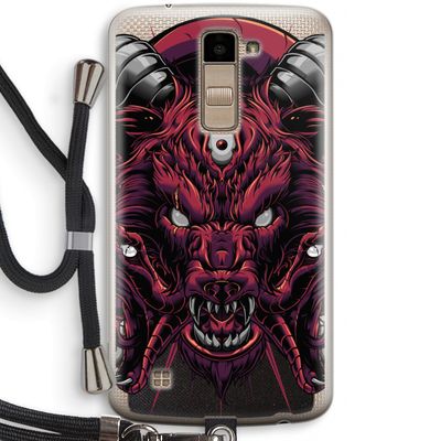 Hell Hound and Serpents: LG K10 (2016) Transparant Hoesje met koord