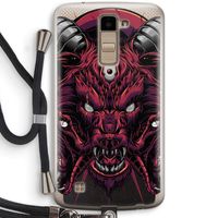 Hell Hound and Serpents: LG K10 (2016) Transparant Hoesje met koord