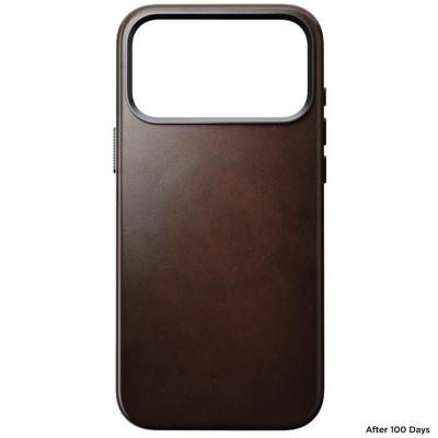 Nomad Traditional Leather Case iPhone 17 Pro Max Bruin
