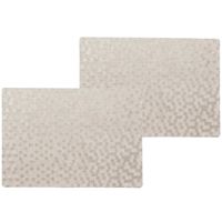 4x stuks stevige luxe Tafel placemats Stones taupe 30 x 43 cm 4x stuks stevige luxe Tafel placemats Stones taupe 30 x 43 cm