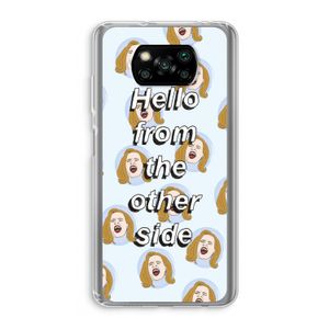 Hello: Xiaomi Poco X3 NFC Transparant Hoesje