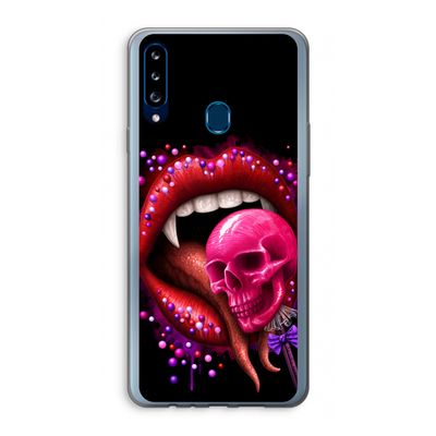 Dodelijk zoet: Samsung Galaxy A20s Transparant Hoesje