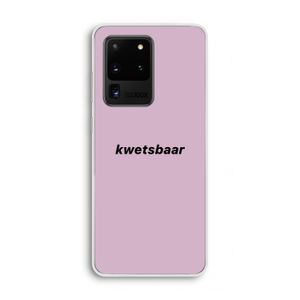 kwetsbaar: Samsung Galaxy S20 Ultra Transparant Hoesje