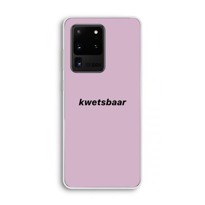 kwetsbaar: Samsung Galaxy S20 Ultra Transparant Hoesje