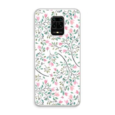 Sierlijke bloemen: Xiaomi Redmi Note 10 Lite Transparant Hoesje
