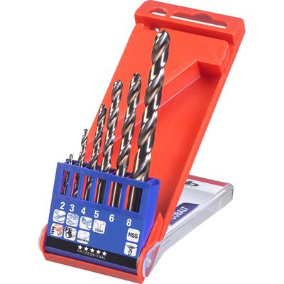 Kobalt HSS-Co Spiraalborenset 6-Delig Boorset