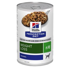 Hill's Prescription Diet r/d Weight Reduction hondenvoer nat met Kip 350g blik