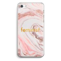 Feminist: iPhone 5 / 5S / SE Transparant Hoesje