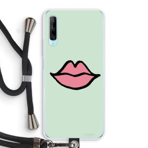 Kusje: Huawei P Smart Pro Transparant Hoesje met koord