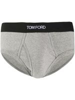 TOM FORD slip à bande logo - Gris - thumbnail