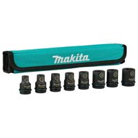 Makita E-16601 Impact Black krachtdoppenset 1/2" vierkant 8-delig