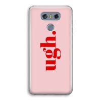 Ugh: LG G6 Transparant Hoesje