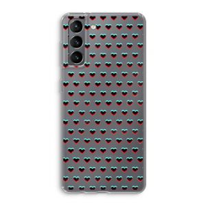 Hartjes: Samsung Galaxy S21 Transparant Hoesje