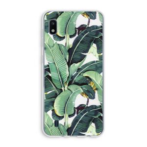 Bananenbladeren: Samsung Galaxy A10 Transparant Hoesje