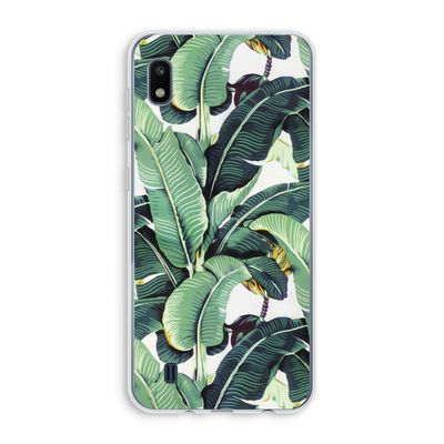 Bananenbladeren: Samsung Galaxy A10 Transparant Hoesje
