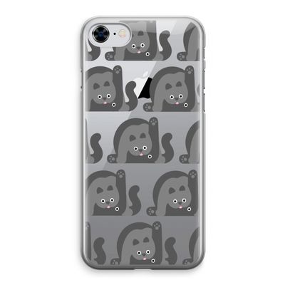 Cats: iPhone 8 Transparant Hoesje