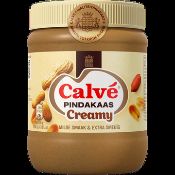 Calve Pindakaas Creamy 350 g bij Jumbo