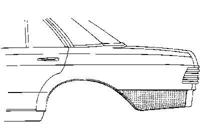 Plaatwerkdeel Edes 123 76-. Ar Schermpl 3010133