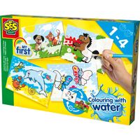 Kleuren met water Kleuren met water