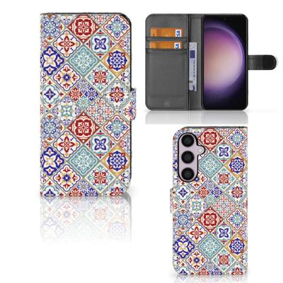 Samsung Galaxy S24 Plus | Bookcase | Tiles Color