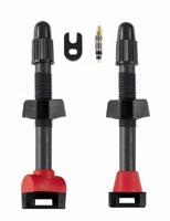 Barbieri tubeless valve carbonio sv 45mm black 2 pieces