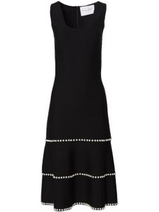 Carolina Herrera scoop-neck midi dress - Noir