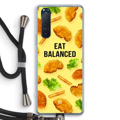 Eat Balanced: Sony Xperia 5 II Transparant Hoesje met koord