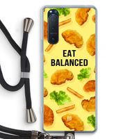 Eat Balanced: Sony Xperia 5 II Transparant Hoesje met koord
