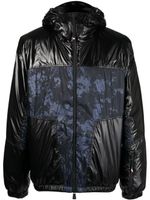 Moncler Grenoble doudoune à design à empiècements - Noir