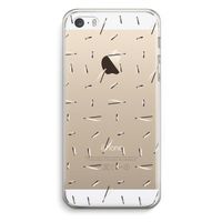 Hipster stripes: iPhone 5 / 5S / SE Transparant Hoesje