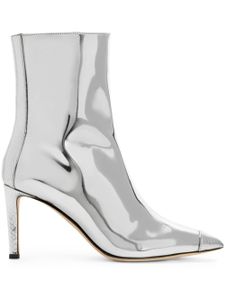 Giuseppe Zanotti bottines Mirea 85 mm en cuir - Argent