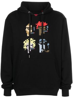 Mostly Heard Rarely Seen 8-Bit hoodie Smoking Kills imprimé - Noir